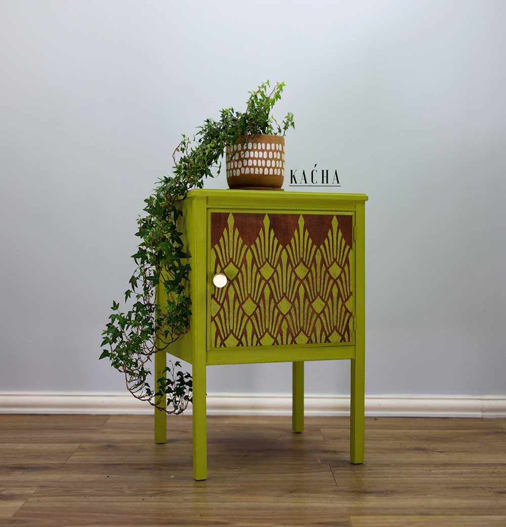 Kacha Sun Lit Diamond - Decor Stencil - Image 2