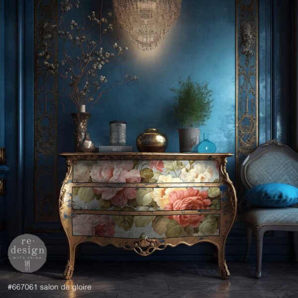Salon De La Gloire - A1 Decoupage Fiber - Kacha Furniture | Chalk Style ...