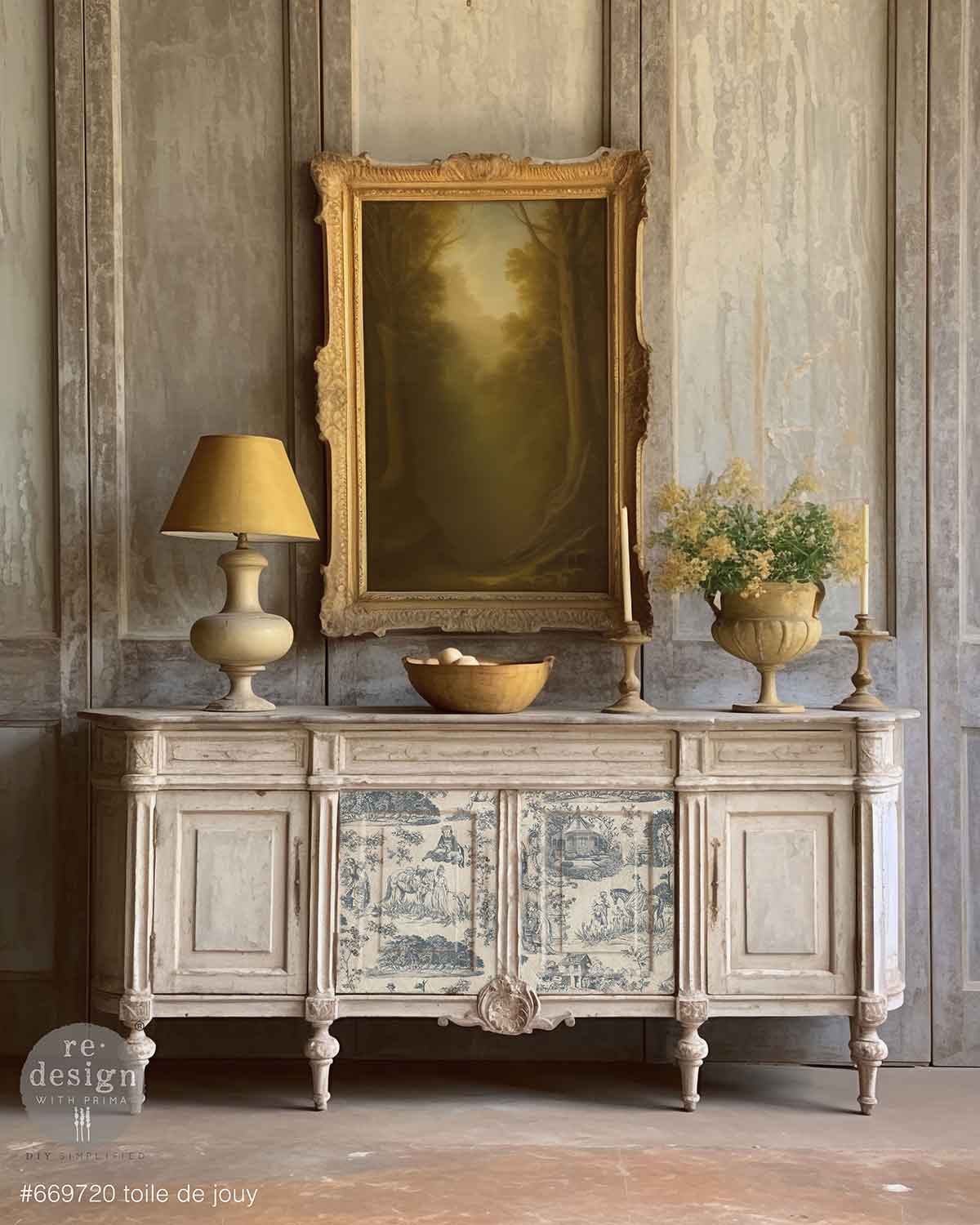 Kacha Toile De Jouy - A1 Decoupage Fiber - Image 3