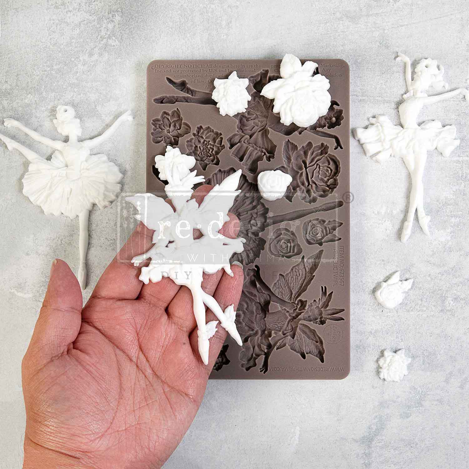 Angelic Twirl - Decor Mould - Image 2