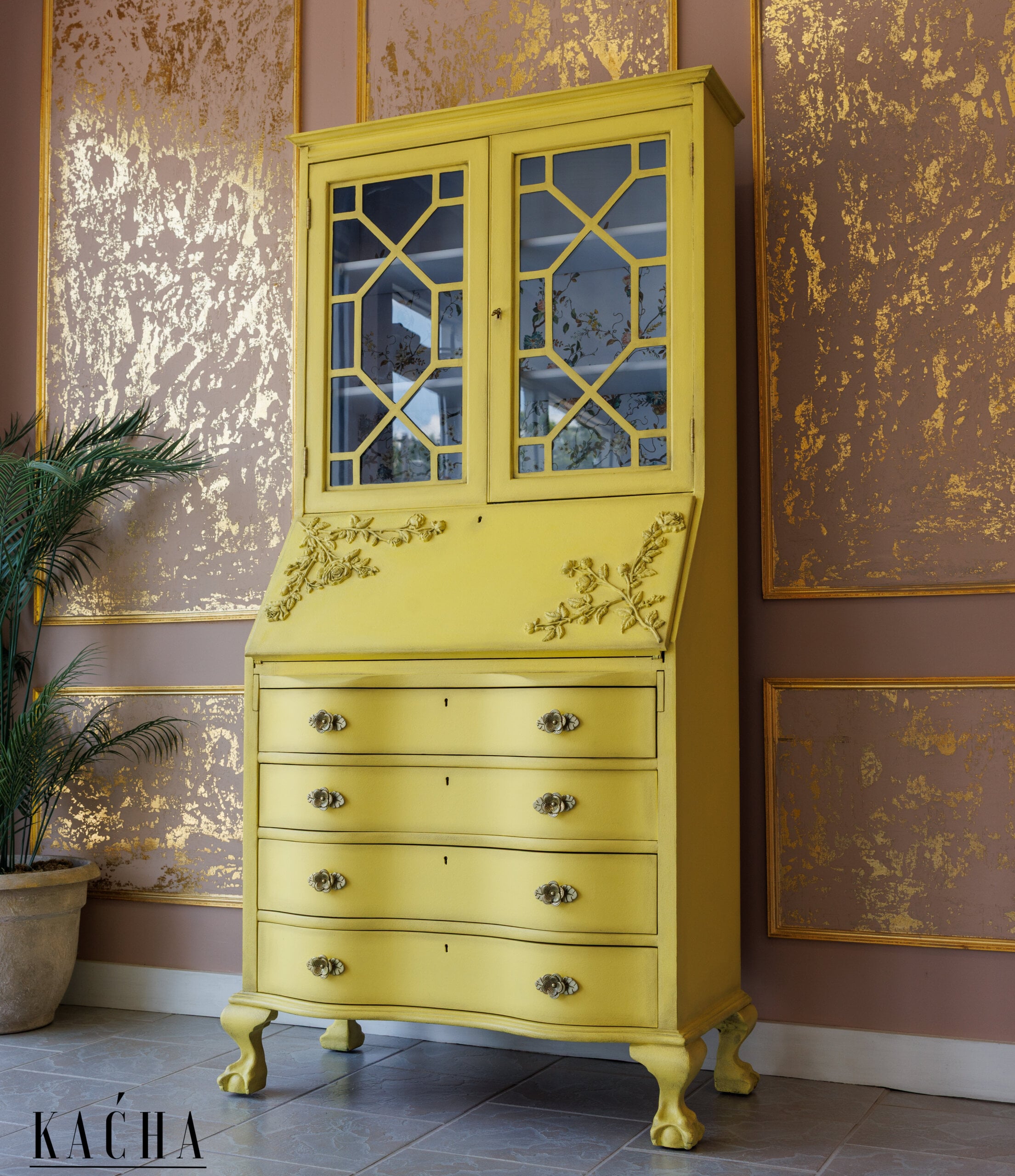 Lemon Yellow | Premium Furniture Paint (Chalk Style) | Kacha Furniture - Image 7