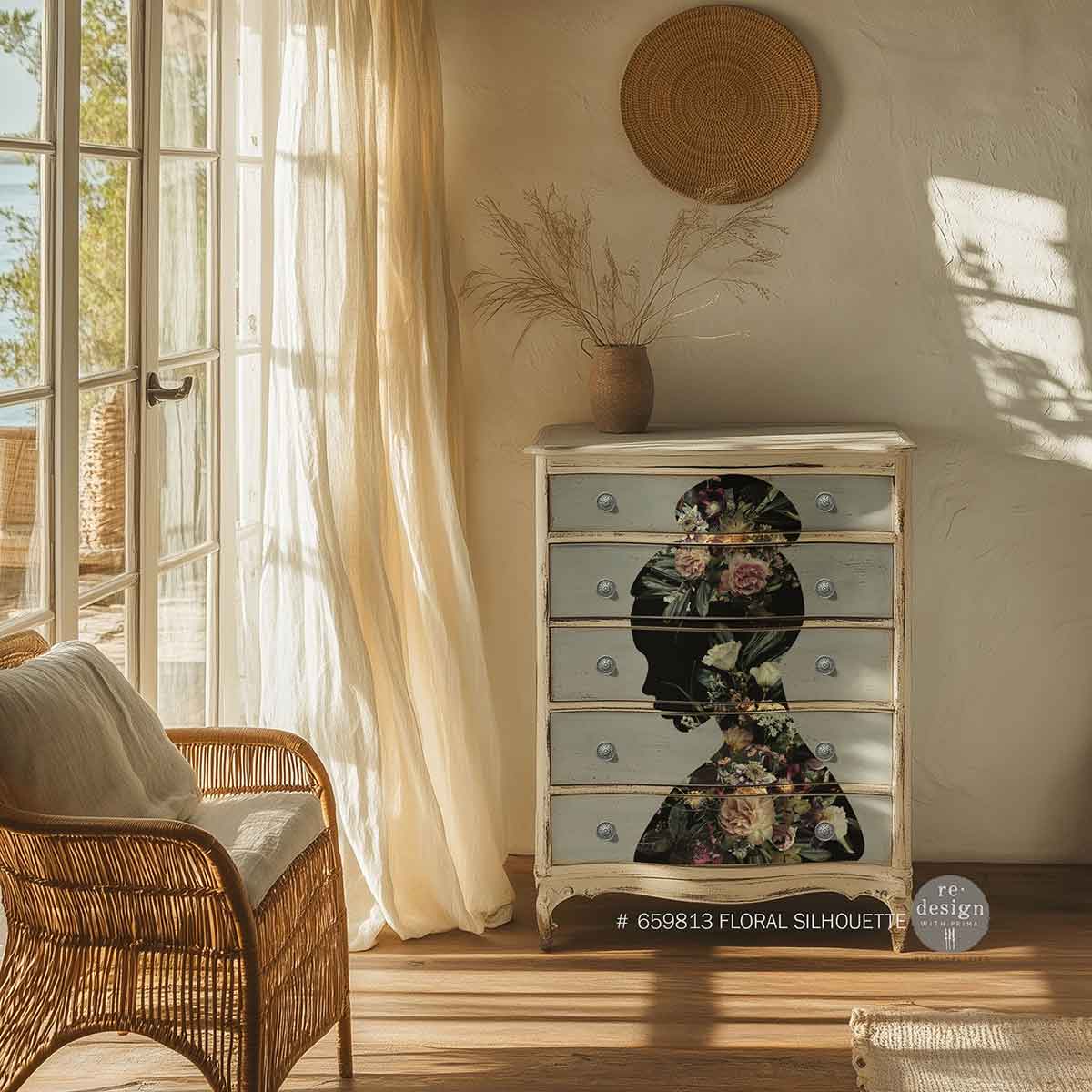 Floral Silhouette - Decor Transfer - Image 2
