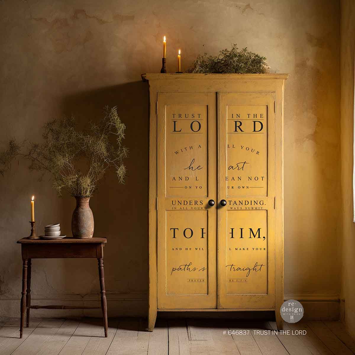Trust in the Lord - Decor Transfer - Image 2