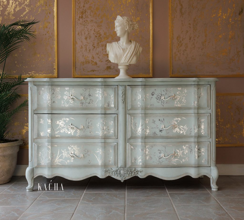 french provincial dresser Style l Vintage Furniture Glass top. Vintage French Provincial Dresser |