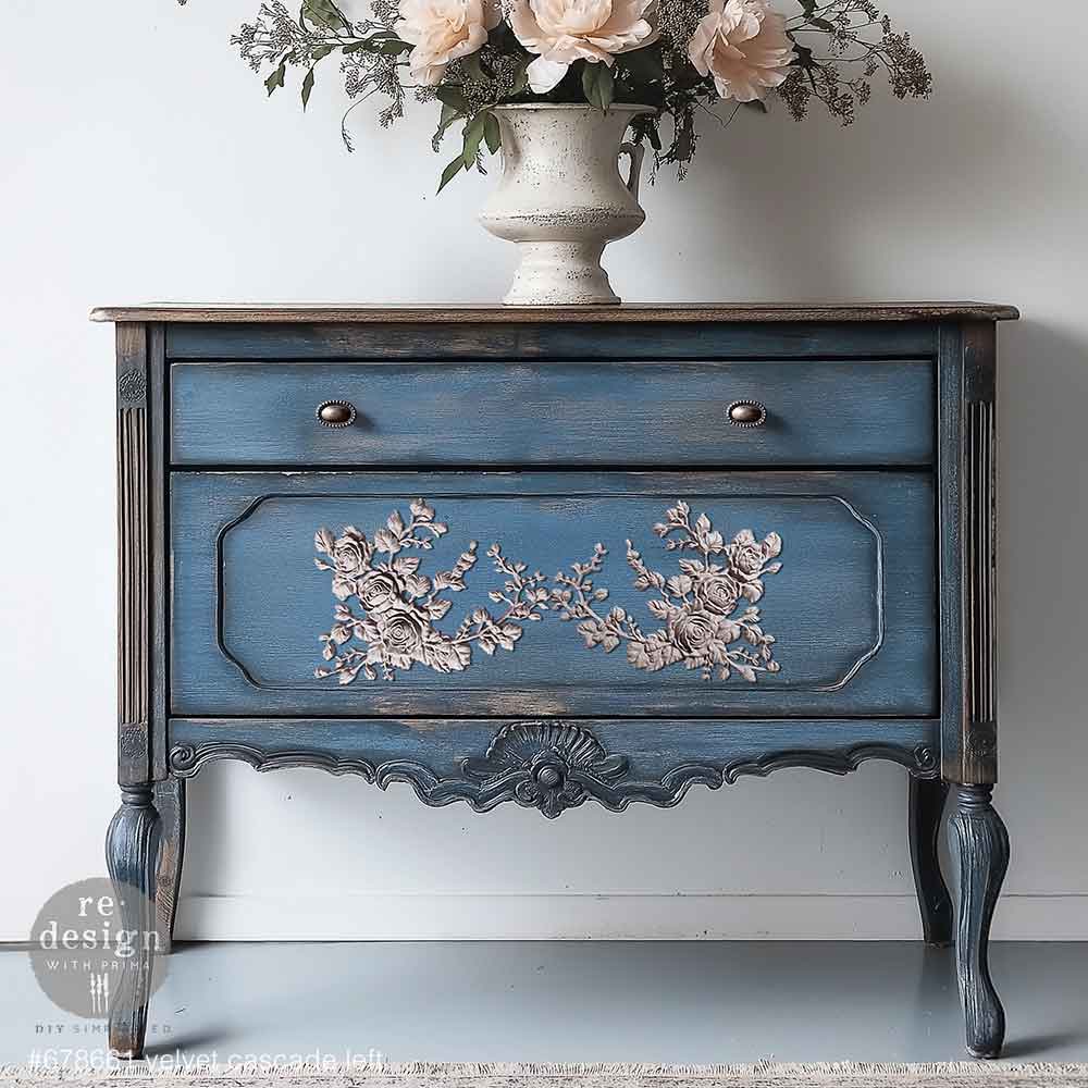 Velvet Cascade Left - Decor Poly - Image 2