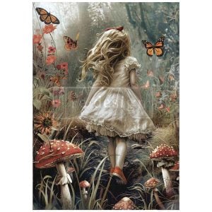 Dreamlike Trails A1 Decoupage Fiber