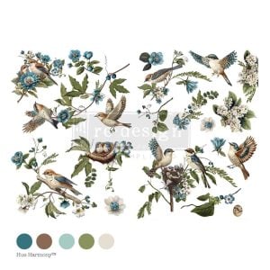 Aviary Elegance Decor Transfers