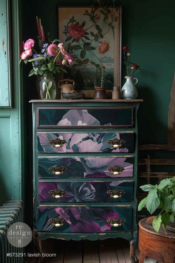 Lavish Bloom A1 Decoupage Fiber - Image 2