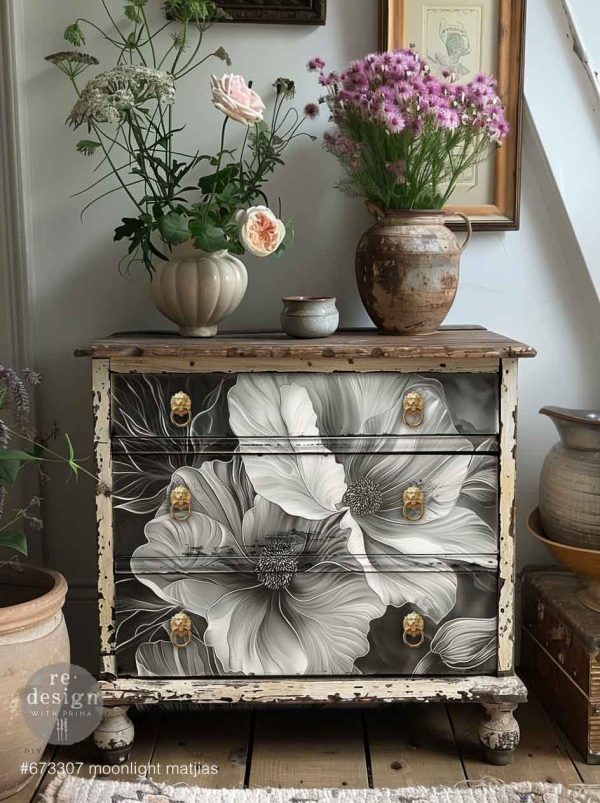 Moonlight Matilija A1 Decoupage Fiber - Image 2