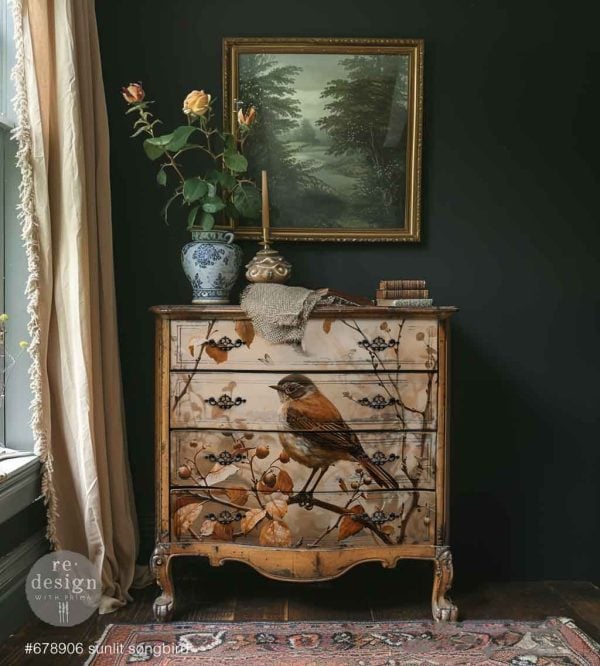 Sunlit Songbird A1 Decoupage Fiber - Image 2
