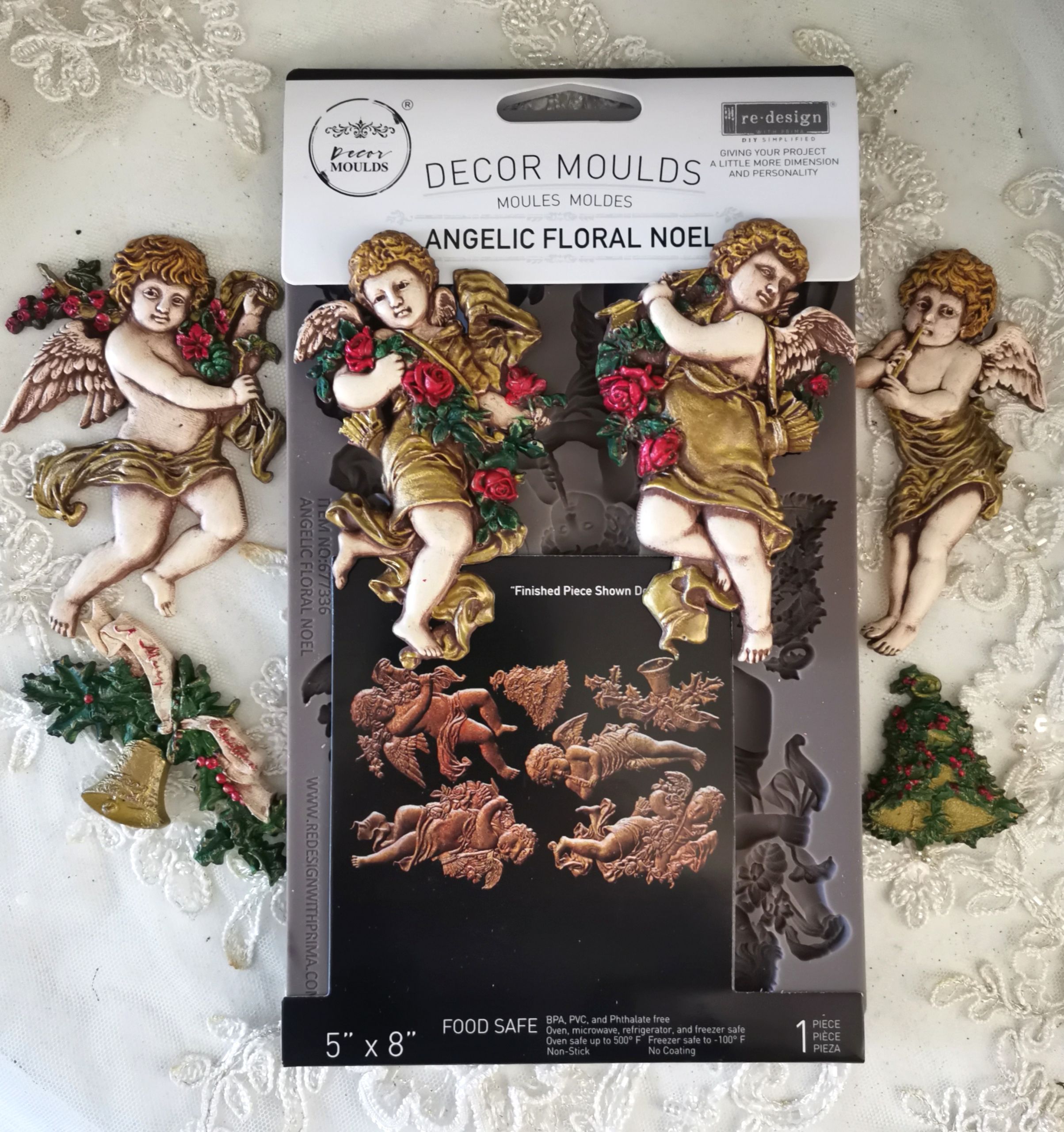Angelic Floral Noel - Decor Mould - Image 2