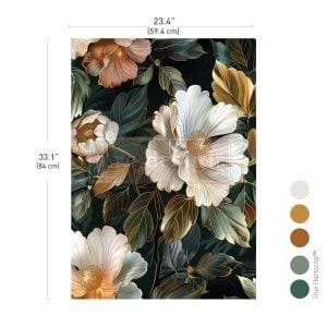 Opulent Petal A1 Decoupage Fiber