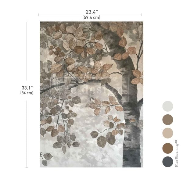 Rustic Reverie A1 Decoupage Fiber