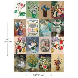 Floral Ambiance A4 Transfer