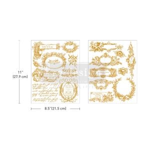 * NEW Kacha Label De Luxe Middy Gold Foil Transfer