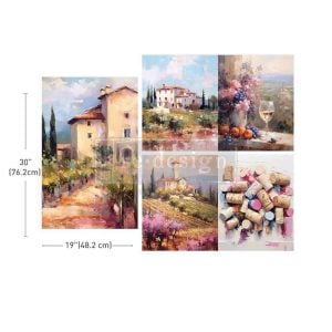 Romantic Getaway - Decoupage Decor Tissue Paper Pack