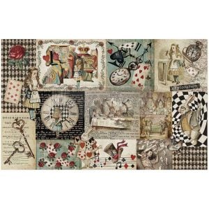 Curious Journey Decoupage Tissue Paper