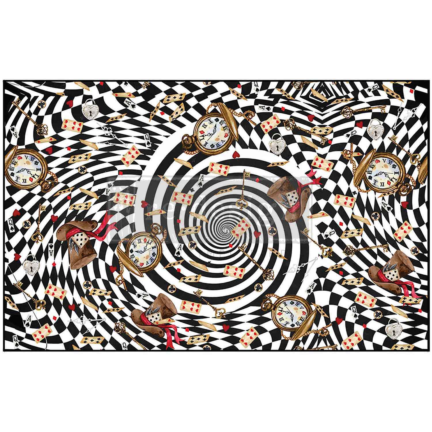 Tea Party Whirlwind Decoupage Tissue Paper