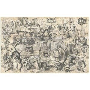 Dreaming in Wonderland Decoupage Decor Tissue Paper