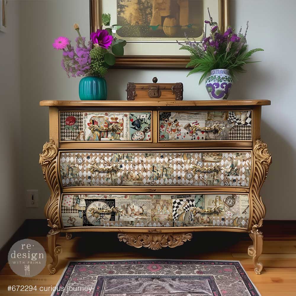 Curious Journey Decoupage Tissue Paper - Image 2