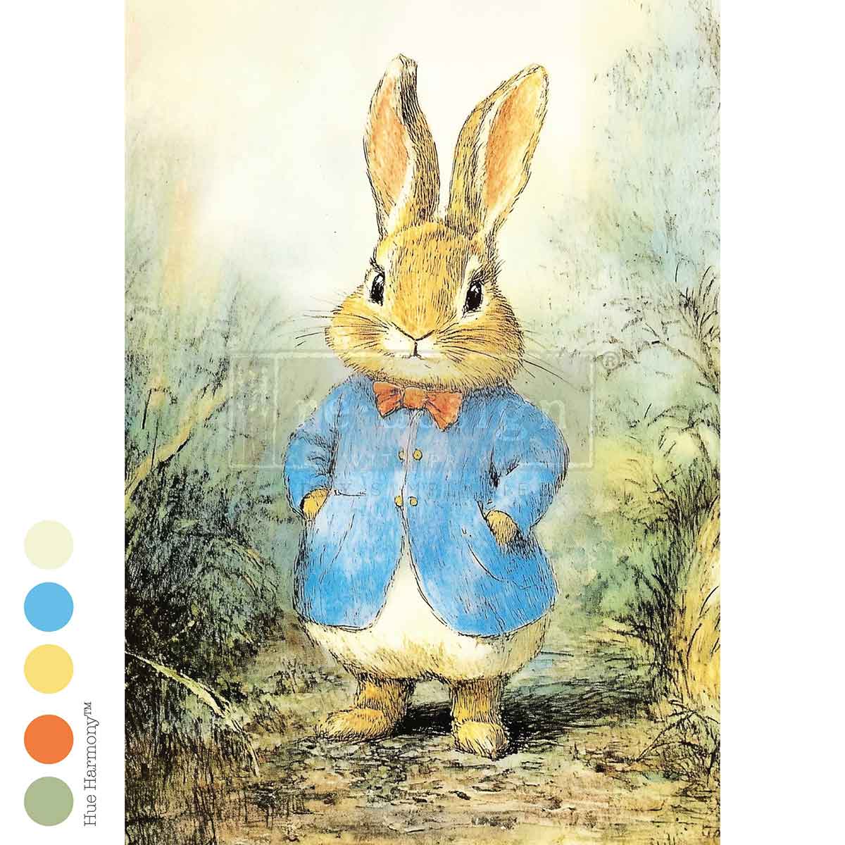 Bunny Hollow – 1 sheet Decoupage Fiber