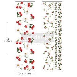 Daisy Cherry Delight Luxe Transfers