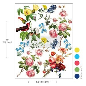 Rustic Romance H2O Transfers Single Sheet