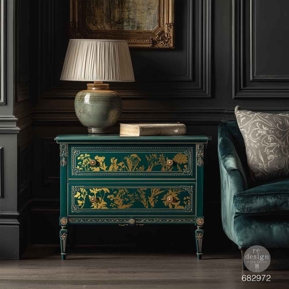 *NEW* Kacha Luxe Foliage - Gold Foil Decor Transfer - Image 7