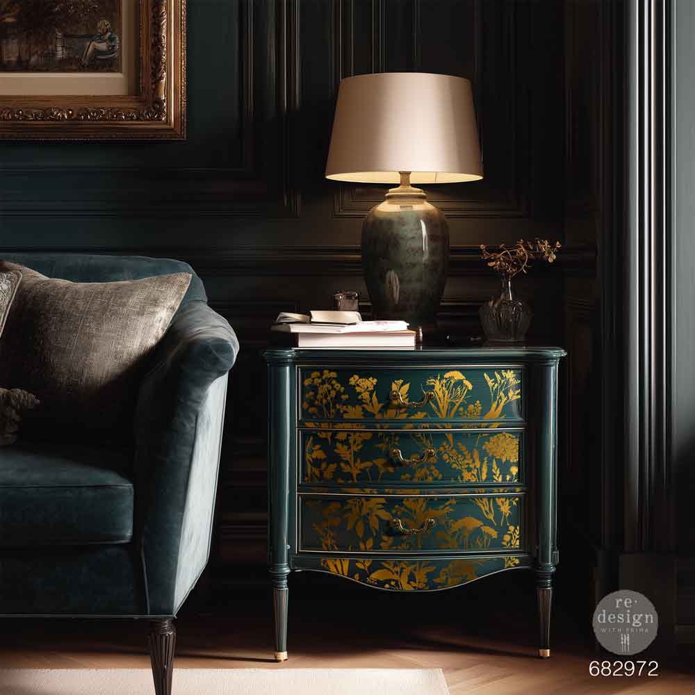 *NEW* Kacha Luxe Foliage - Gold Foil Decor Transfer - Image 5