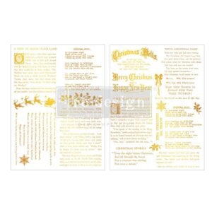 *NEW* Kacha Golden Tidings - Gold Foil Middy Transfer