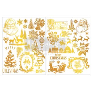 *NEW* Kacha Holiday Heirloom Foil - Gold Foil Middy Transfer