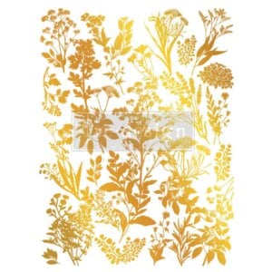 *NEW* Kacha Luxe Foliage - Gold Foil Decor Transfer